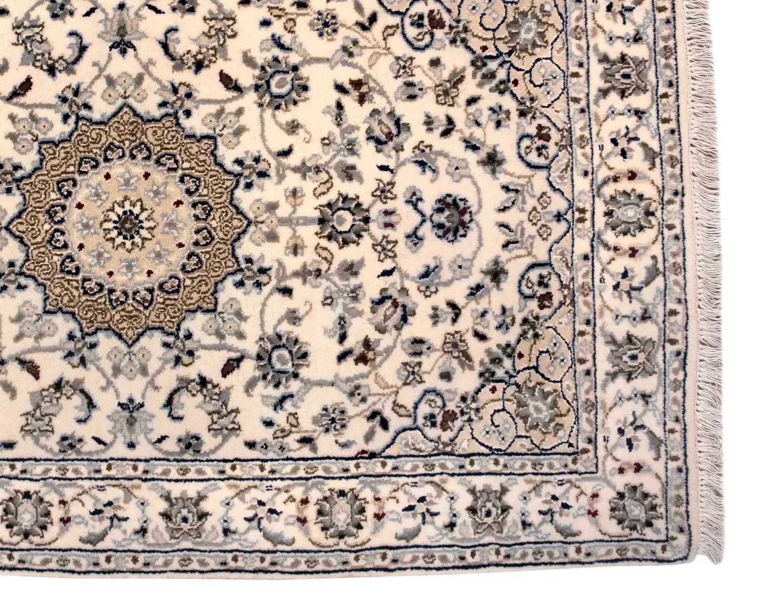 3 x 8 Nain India Wool Rug - Image 4