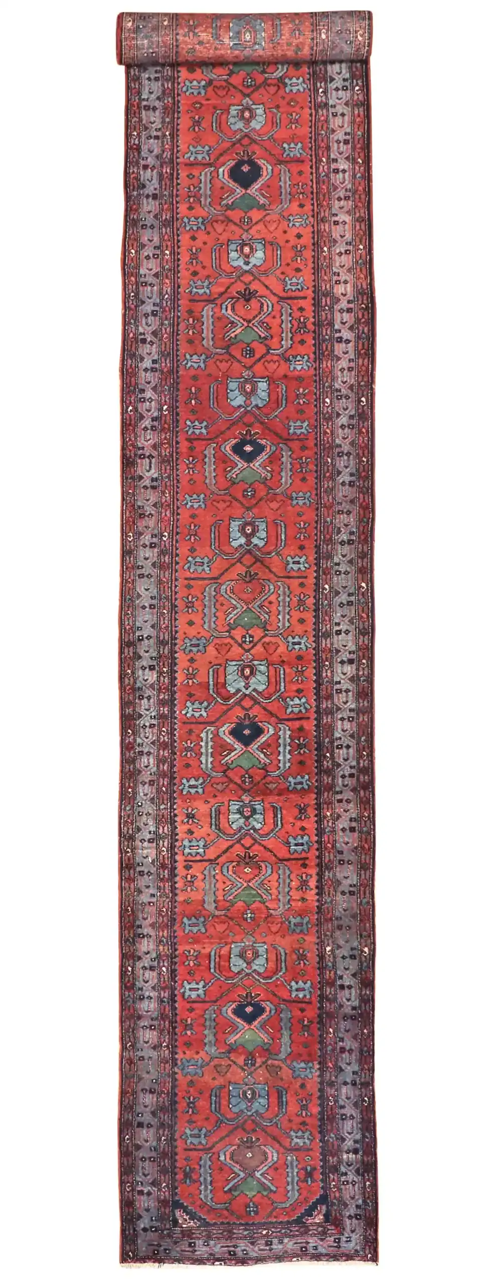 3 x 17 Vintage Lilian Persian Wool Rug - Image 3