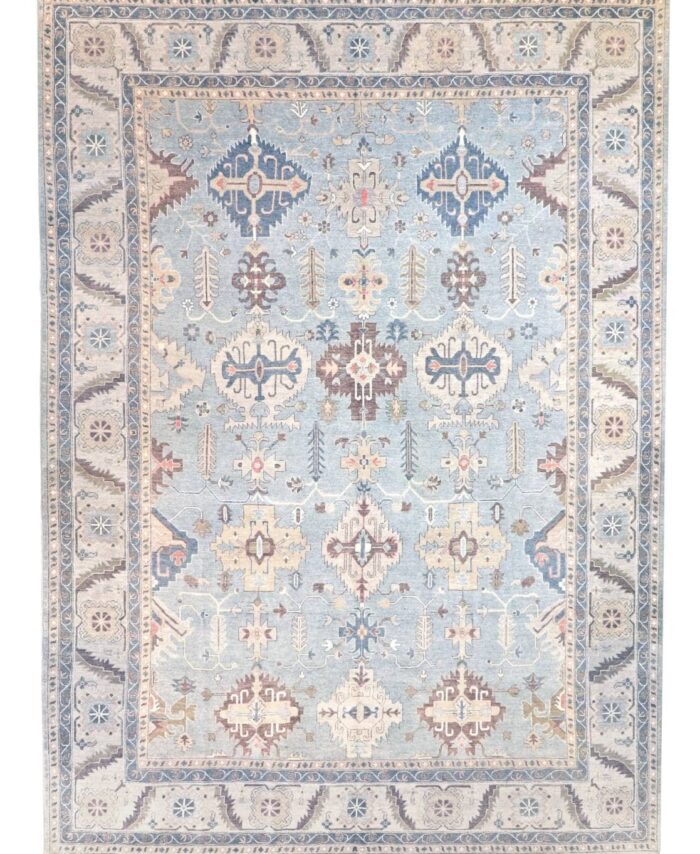 10 x 14 New Oushak Afghan Wool Area Rug - pineville rug gallery - charlotte nc