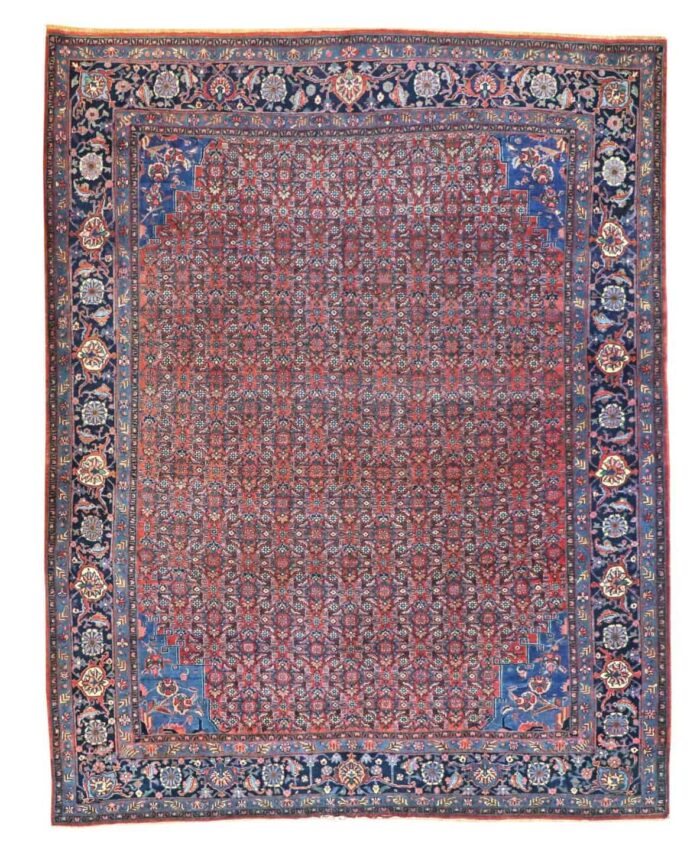 9 x 12 Bijar Persian Area Rug full size - pineville rug gallery - charlotte nc