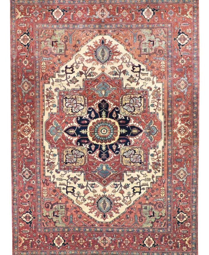 9 x 12 New Heriz Indian Wool Rug