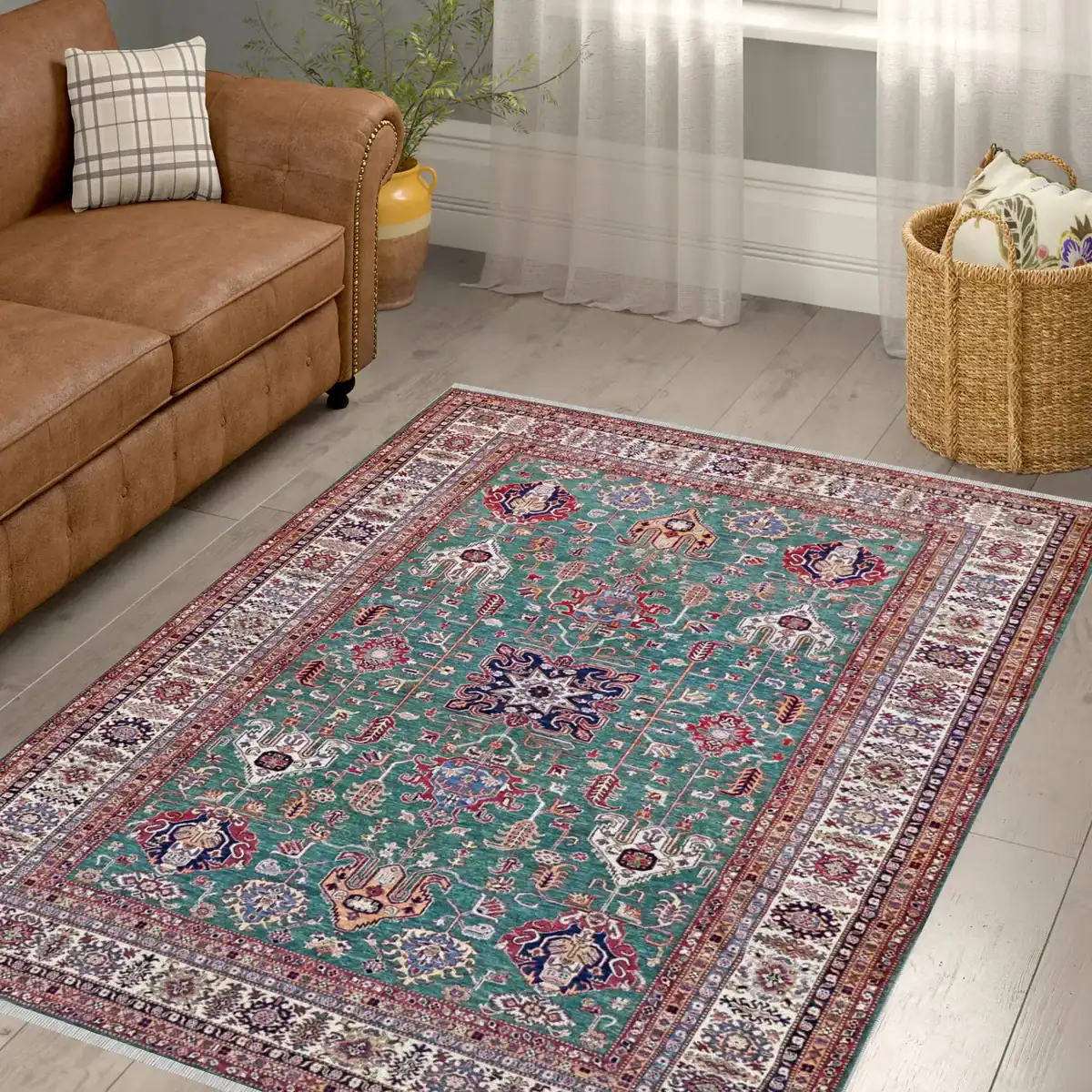 9 x 12 New Kazak Pakistan Wool Rug - Image 2