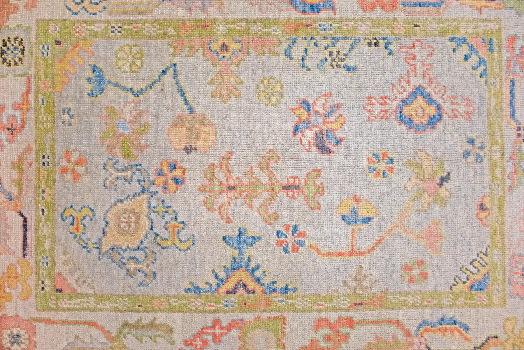 4 x 6 Oushak Turkish Oriental Area Rug Design - pineville rug gallery - charlotte nc