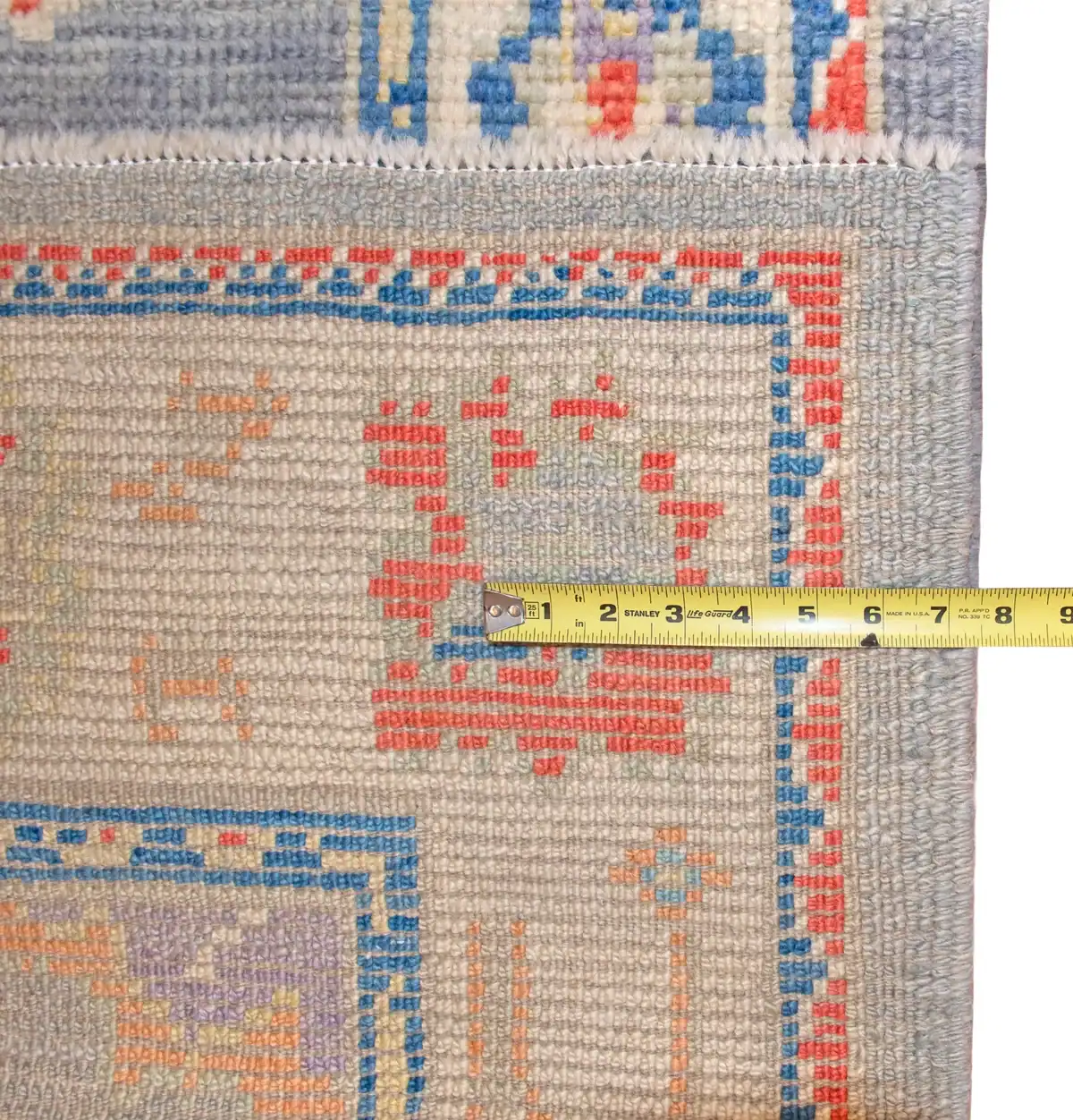 4 x 6 Oushak Turkish Wool Oriental Area Rug Measurement Details - pineville rug gallery - charlotte nc