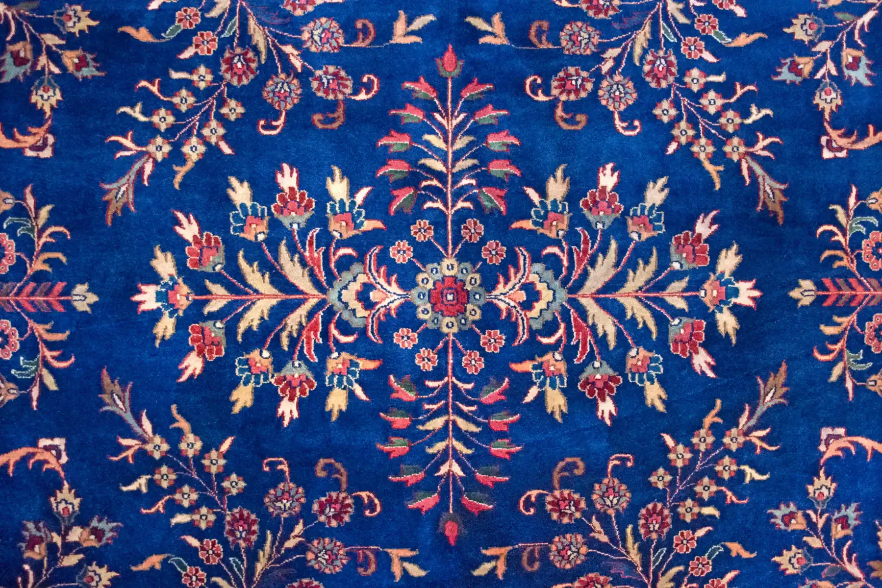 9 x 12 New Sarouk Indian Wool Area Rug