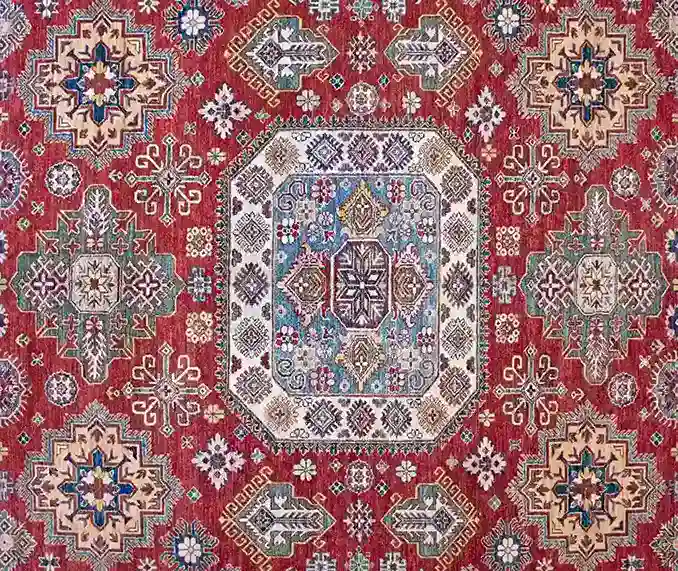 9 x 12 New Kazak Pakistan Wool Luxurious Area Rug