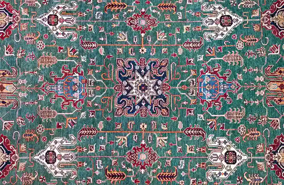 9 x 12 New Kazak Pakistan Wool Magnificent Area Rug