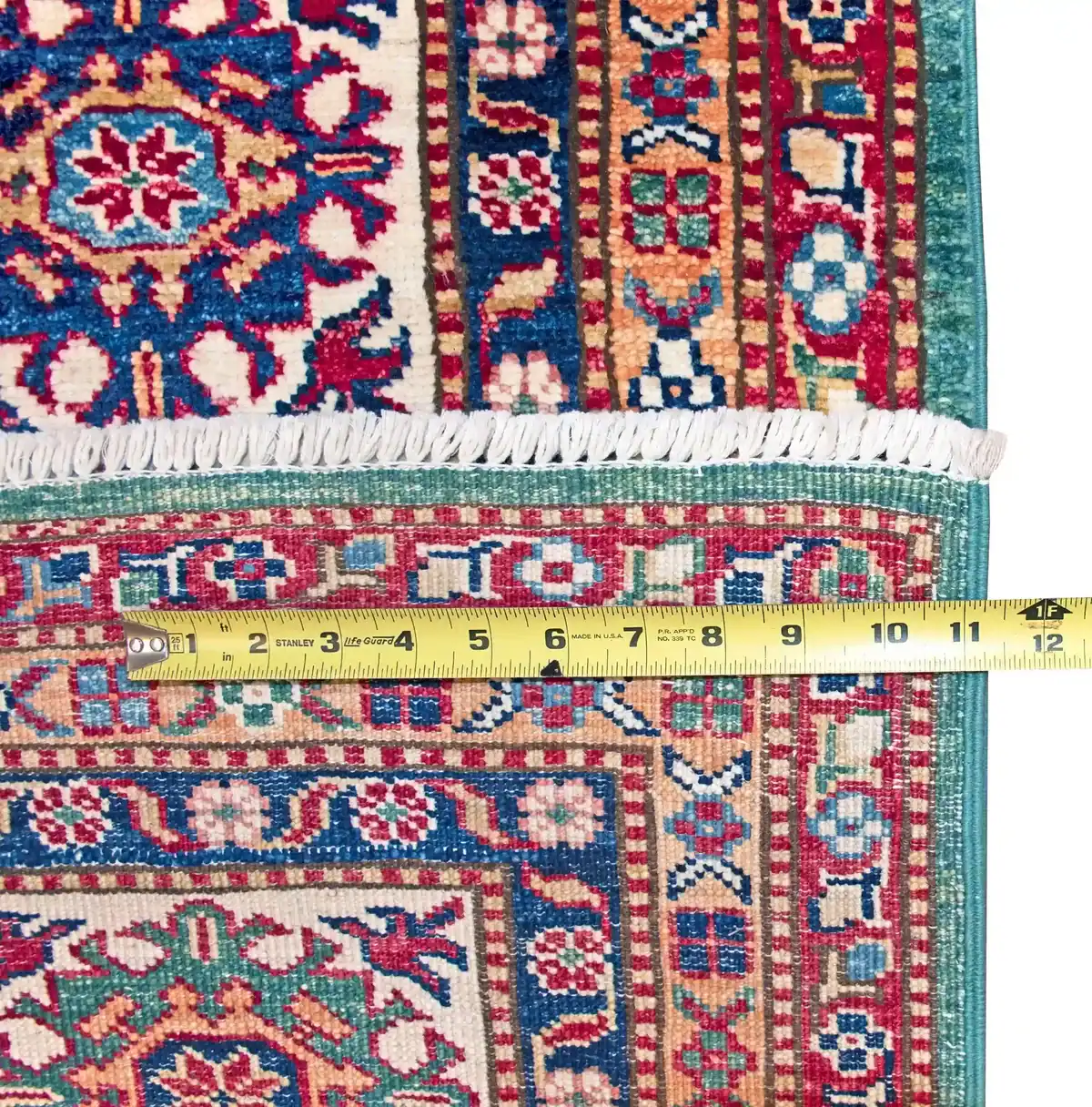 9 x 12 New Kazak Pakistan Wool Rug - Image 3