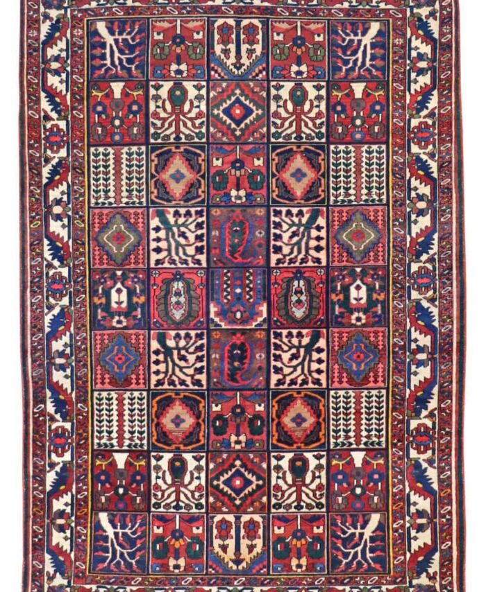 7 x 10 Antique Bakhtiari Persian Rug