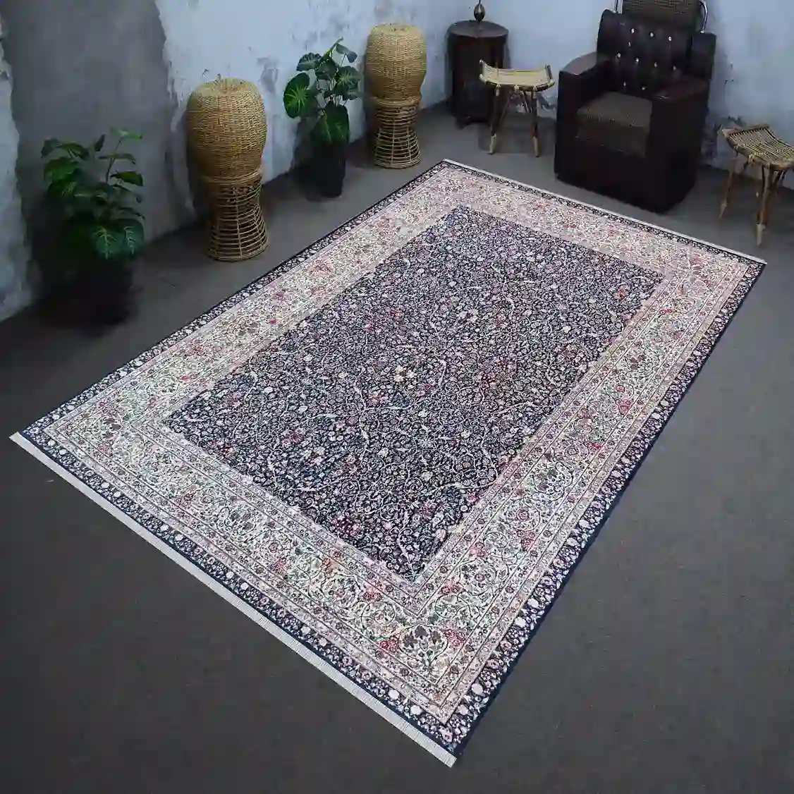 9 x 12 New Kerman Persian Wool Rug - Image 2