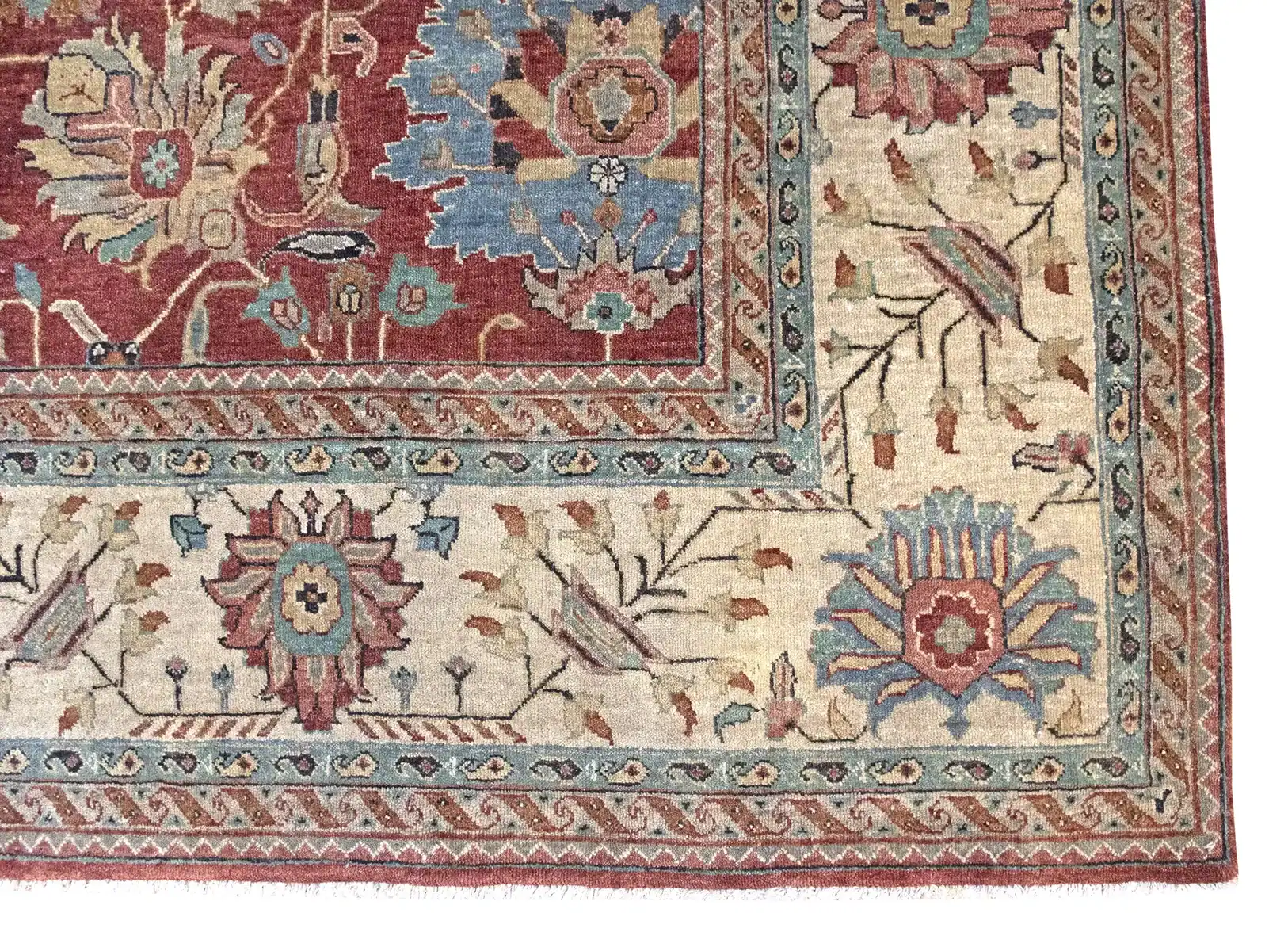 8 x 11 Mahal India Wool Rug - Image 5
