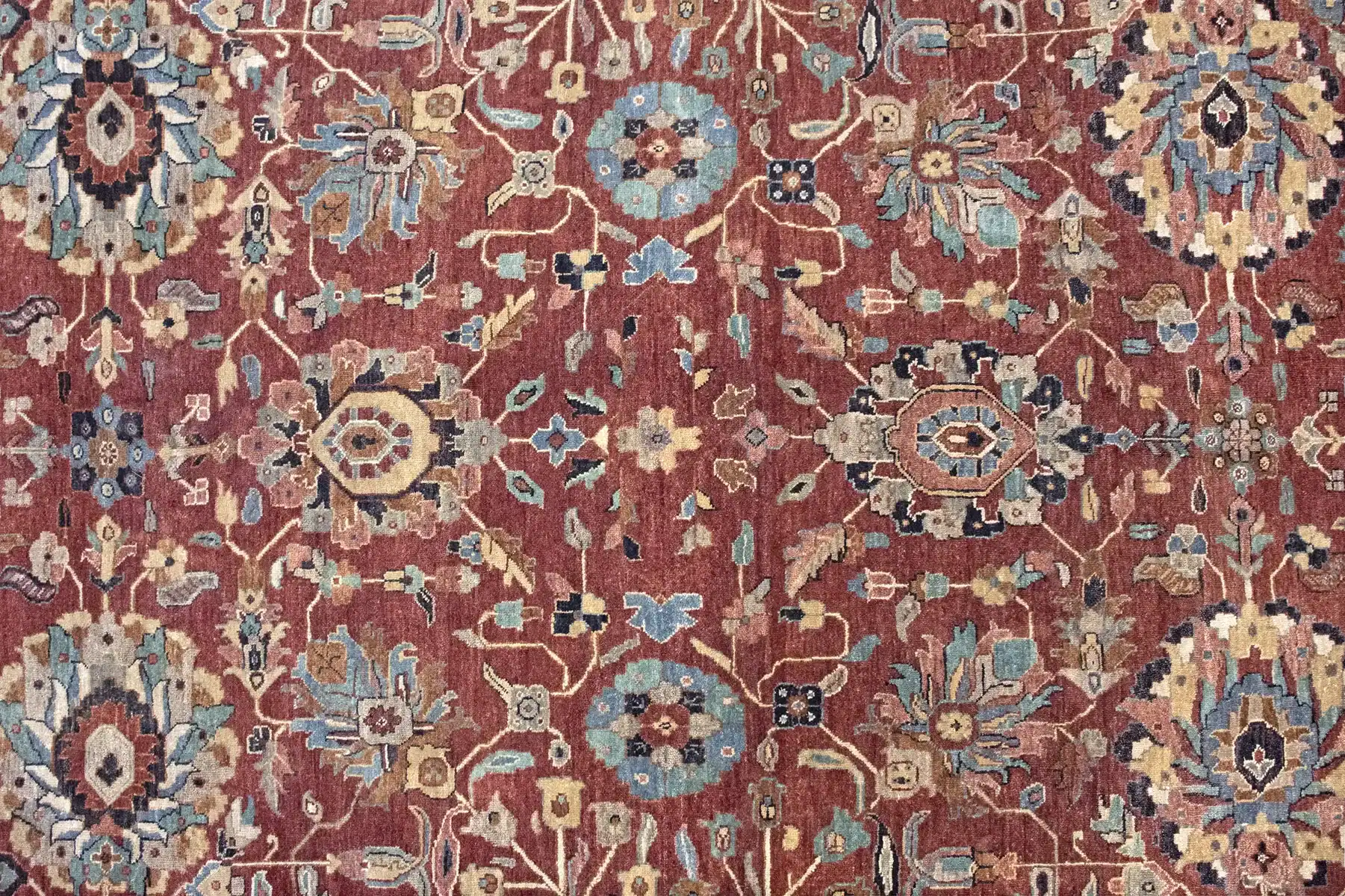 8 x 11 Mahal India Wool Rug - Image 4