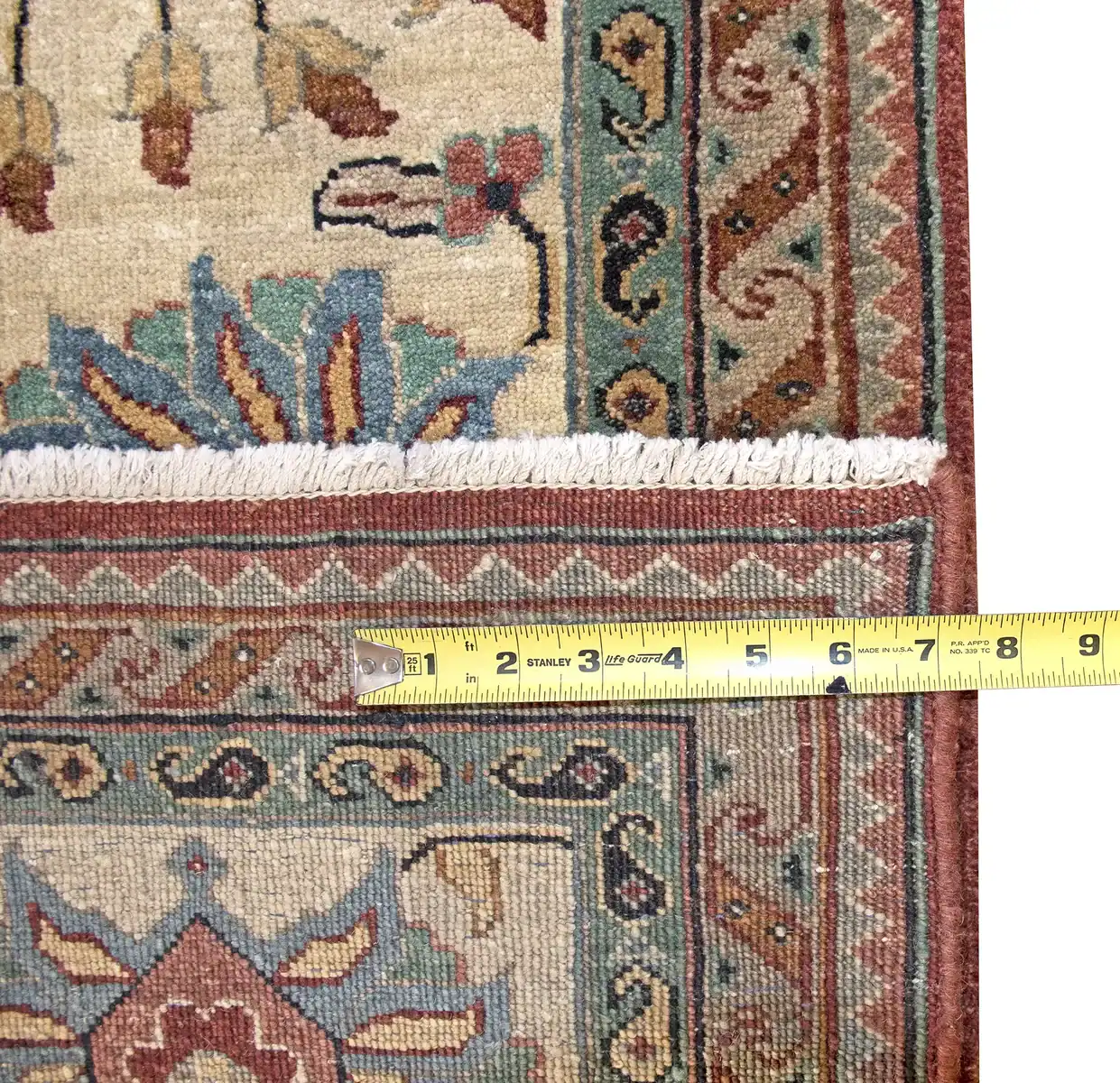 8 x 11 Mahal India Wool Rug - Image 3