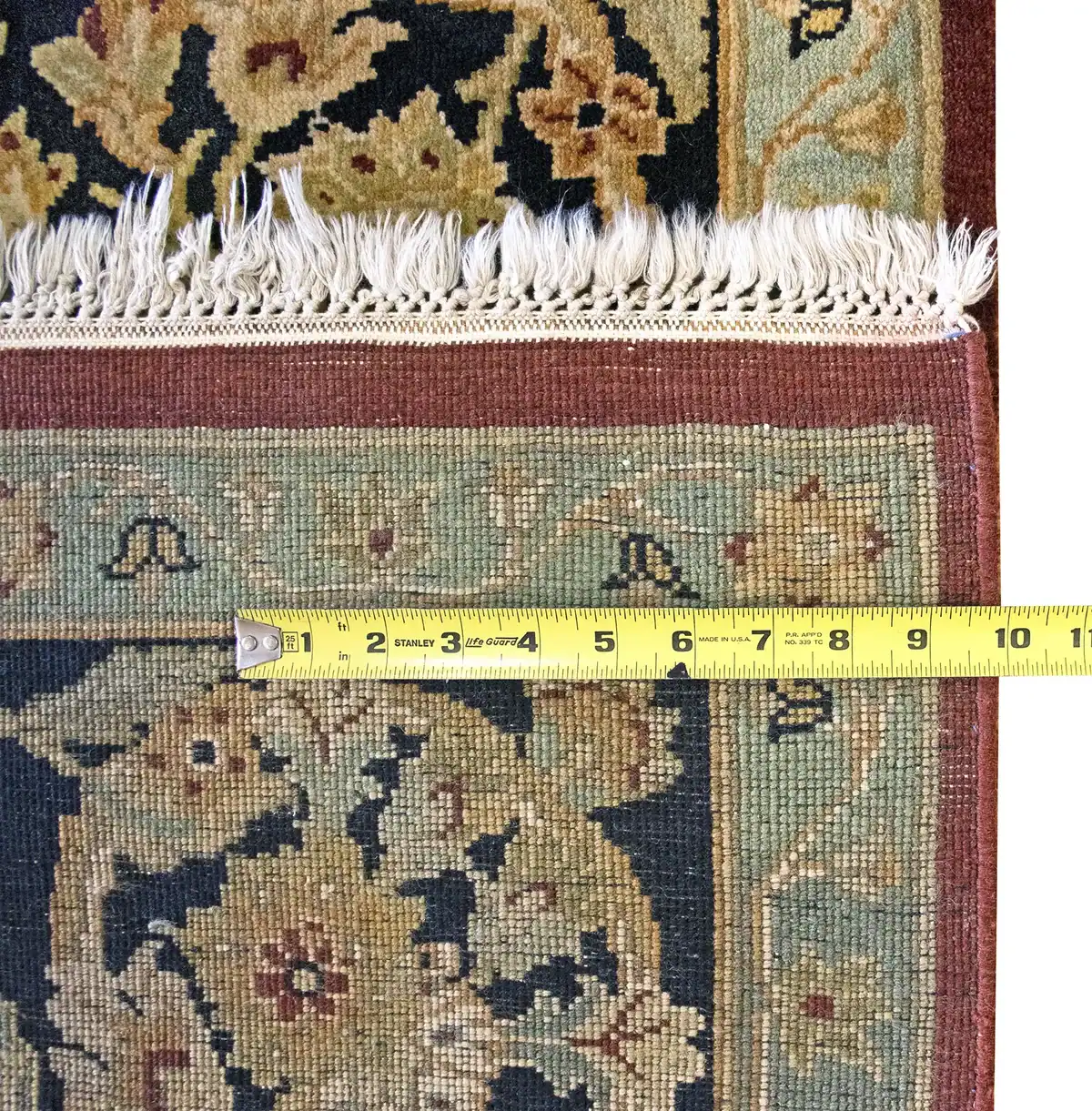 9 x 12 Agra Indian Wool Rug - Image 3