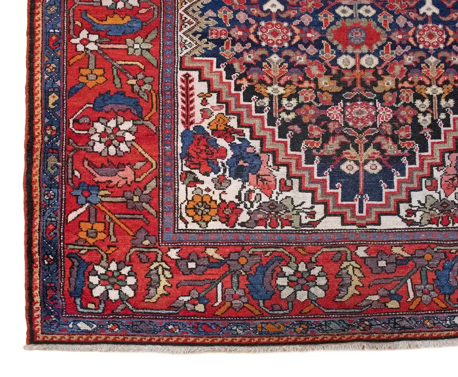 5 x 11 Antique Malayer Persian Wool Rug - Image 3