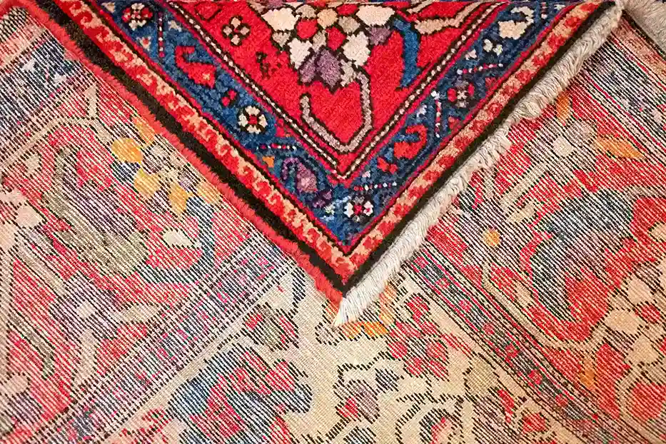 5 x 11 Antique Malayer Persian Wool Rug - Image 4