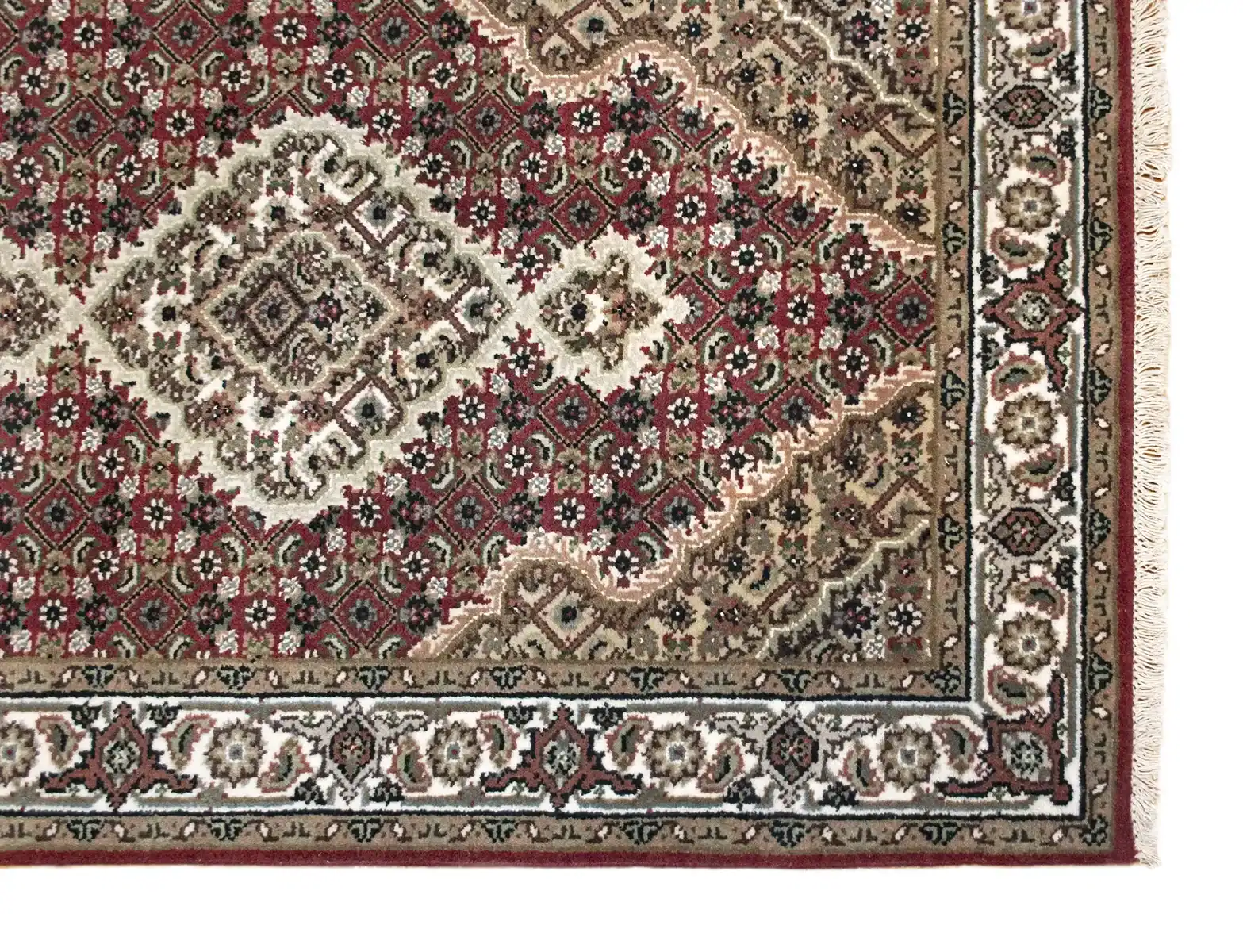 3 x 10 New Tabriz Indian Wool Rug - Image 4