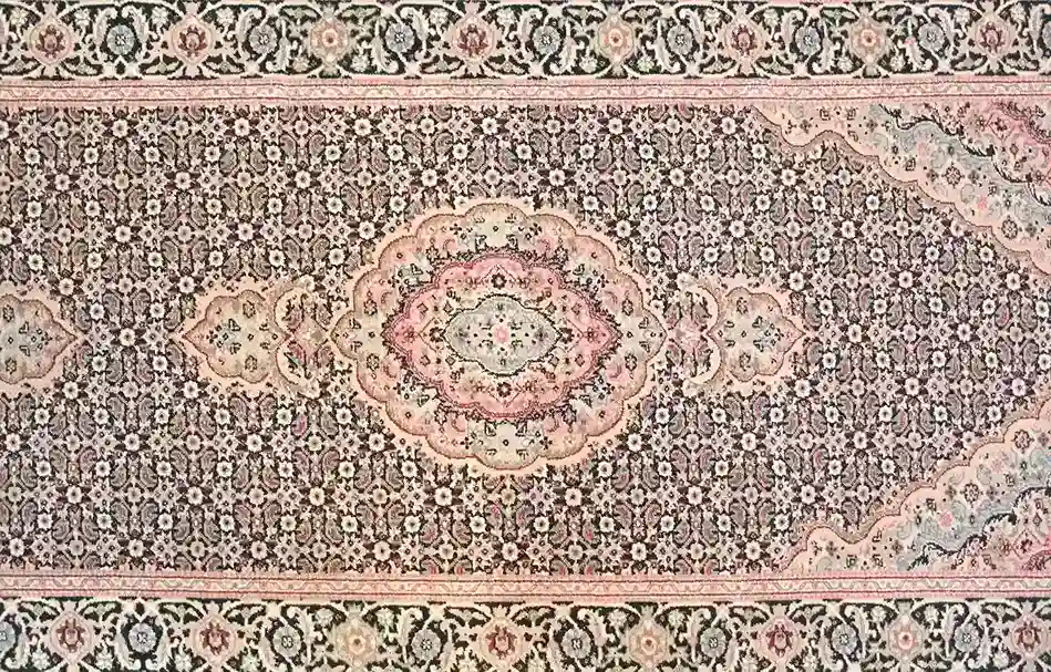 3 x 8 Tabriz Persian Wool Rug - Image 4