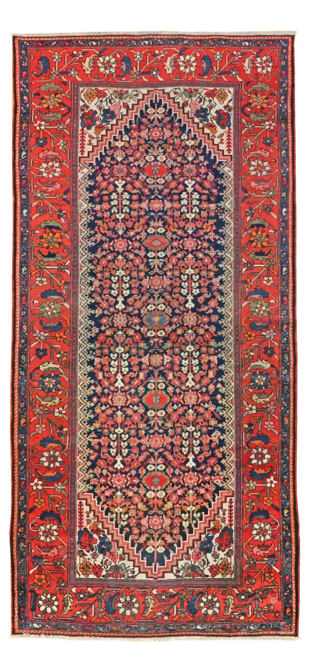 5 x 11 Antique Malayer Persian Wool Rug