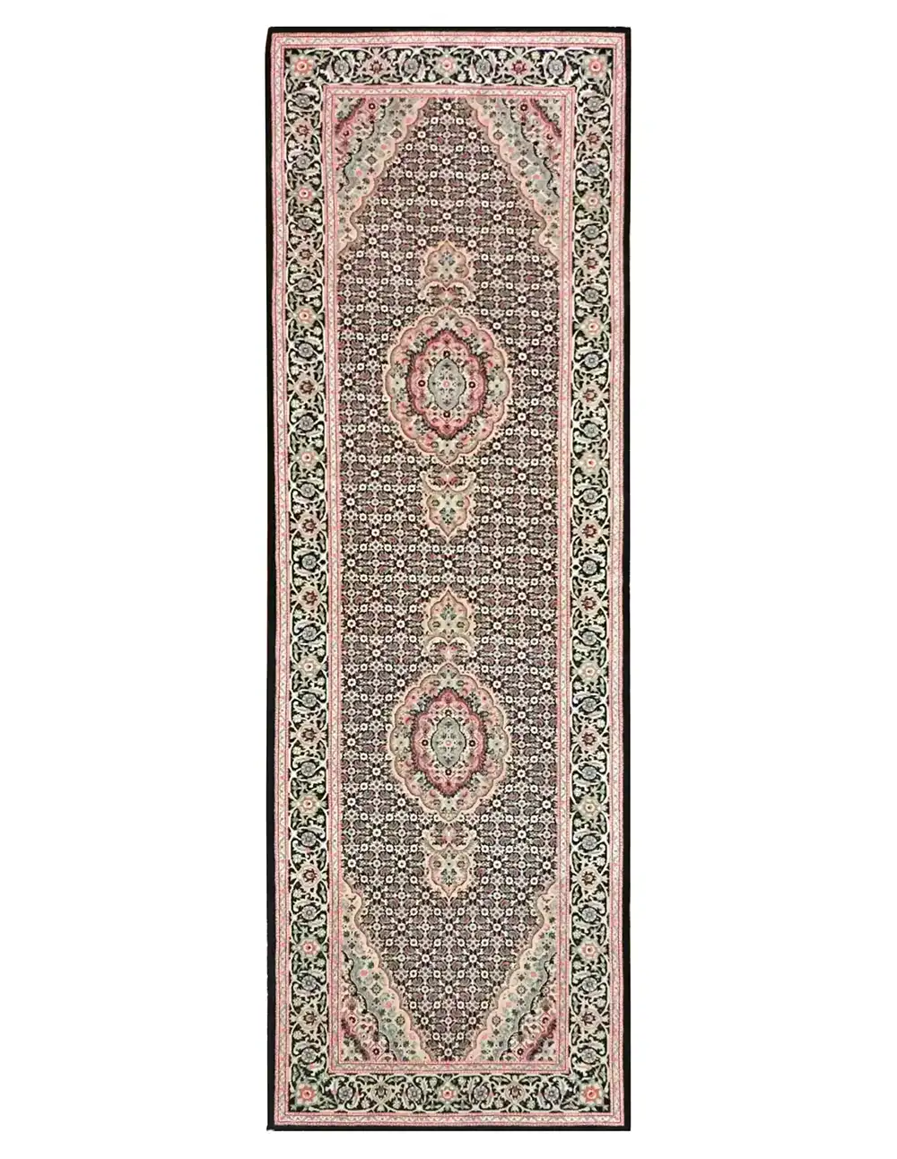 3 x 8 Tabriz Persian Wool Rug
