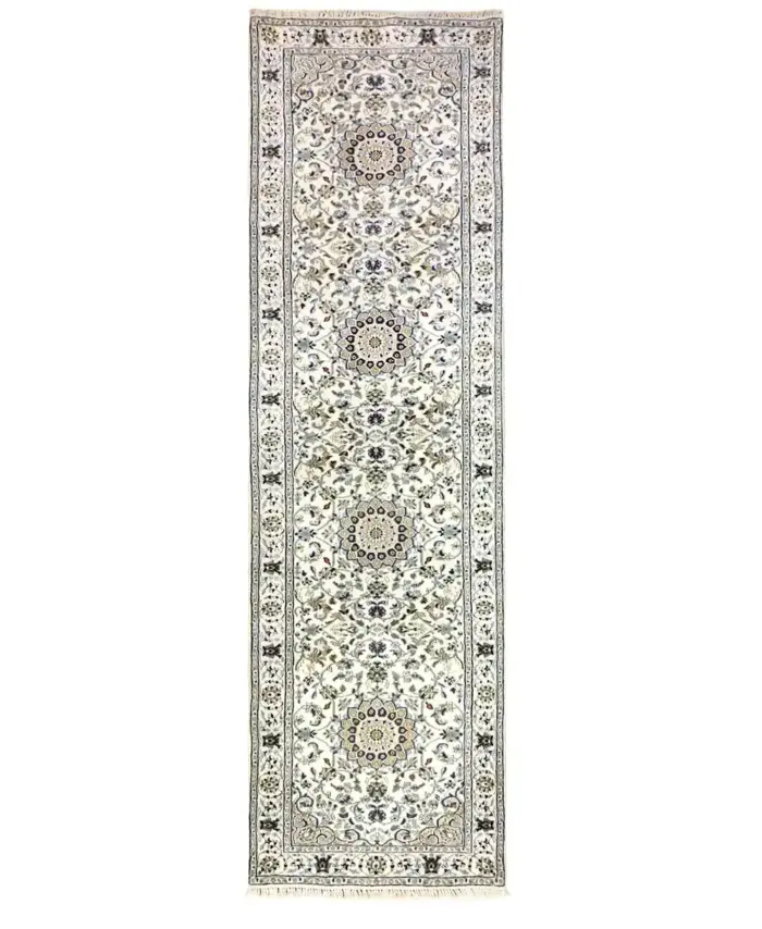 3 x 10 New Nain Indian Wool Rug