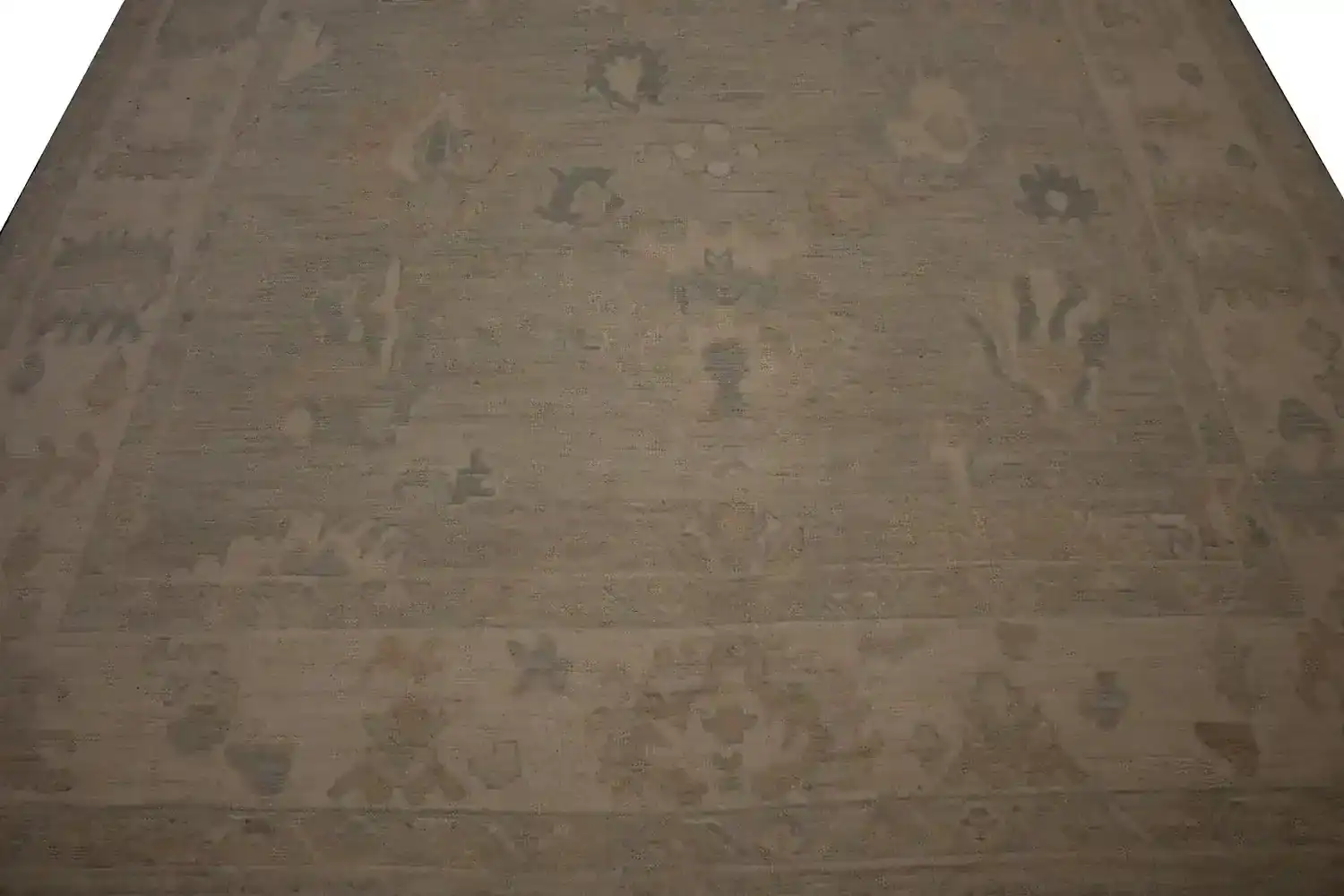 9 x 12 French Blue Oushak Area Rug - Image 4