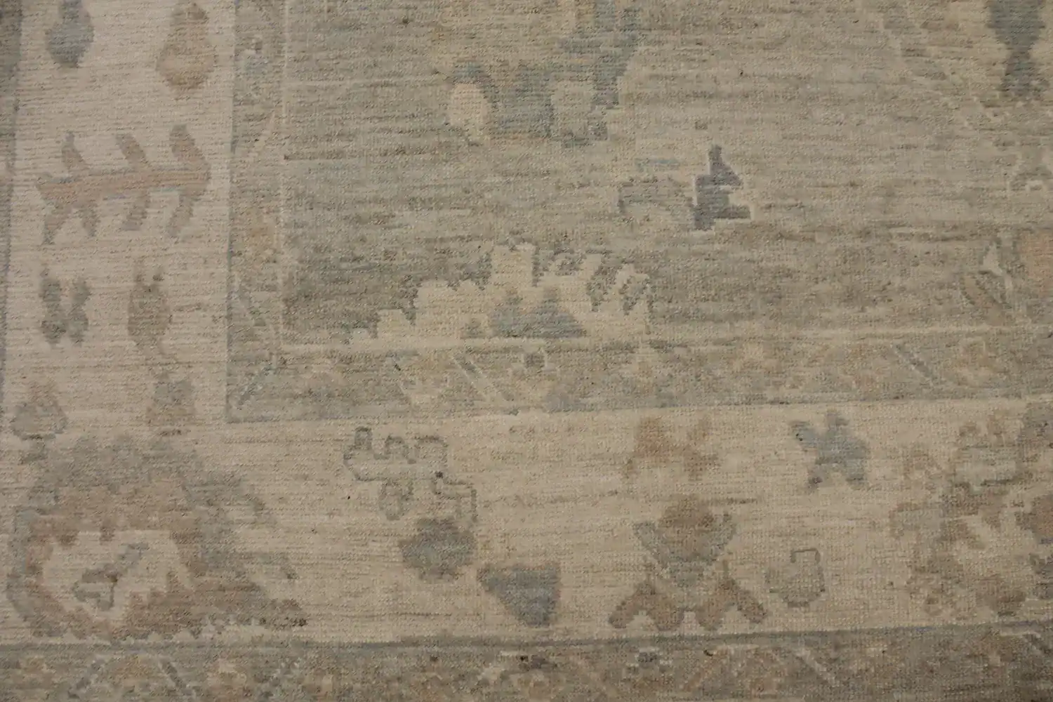 9 x 12 French Blue Oushak Area Rug - Image 5