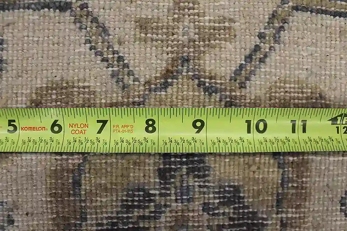 9 x 12 Seafoam Indo-Oushak Wool Rug - Image 7