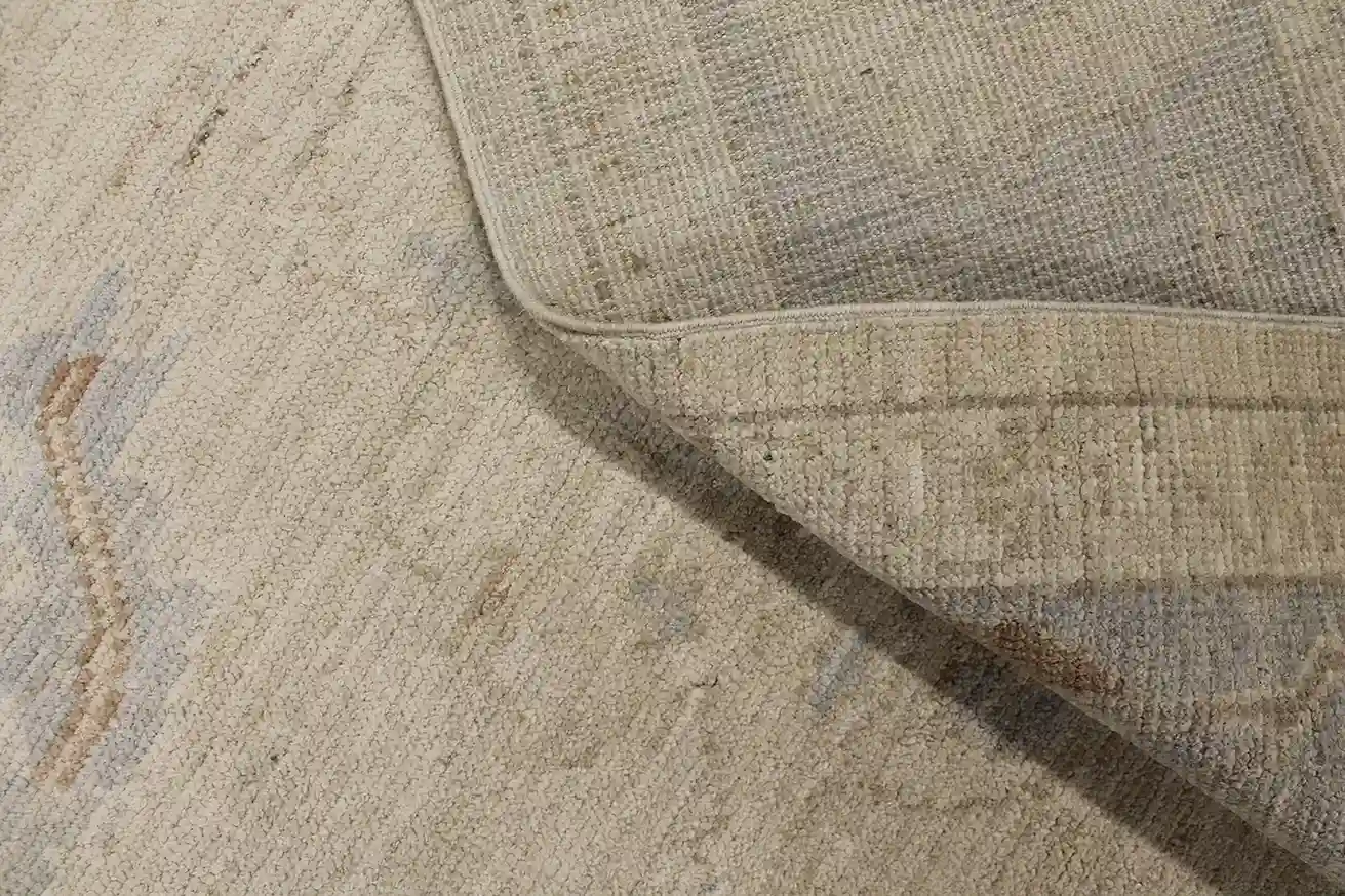 9 x 12 Subtle Blooms Oushak Rug - Image 8