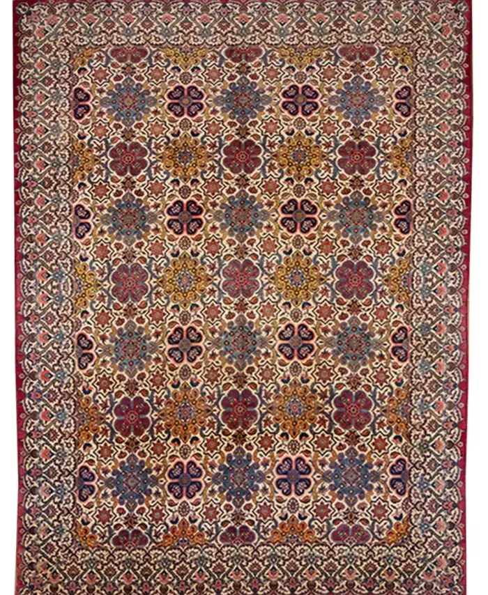 7 X 10 Persian Kashan Wool Rug