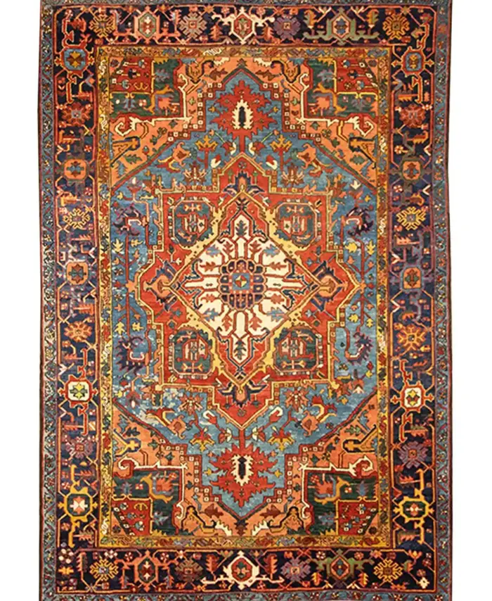 8 X 12 Persian Antique Heriz Rug