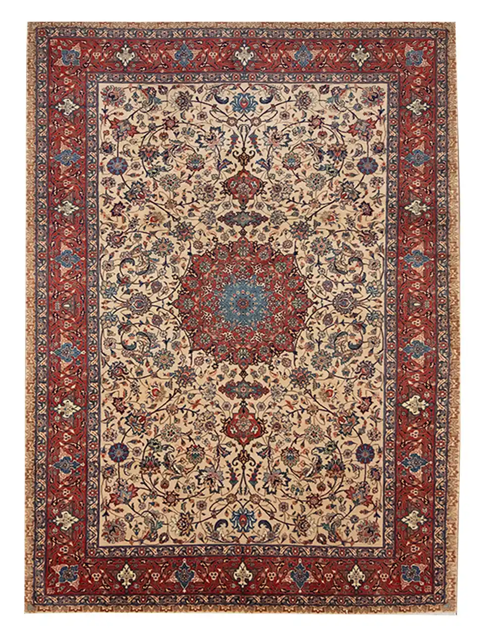 7 x 10 Classic Antique Tabriz Rug