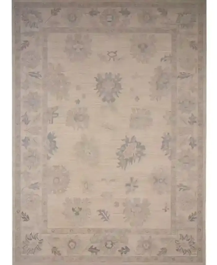 9 X 12 Indo-Oushak Wool Rug