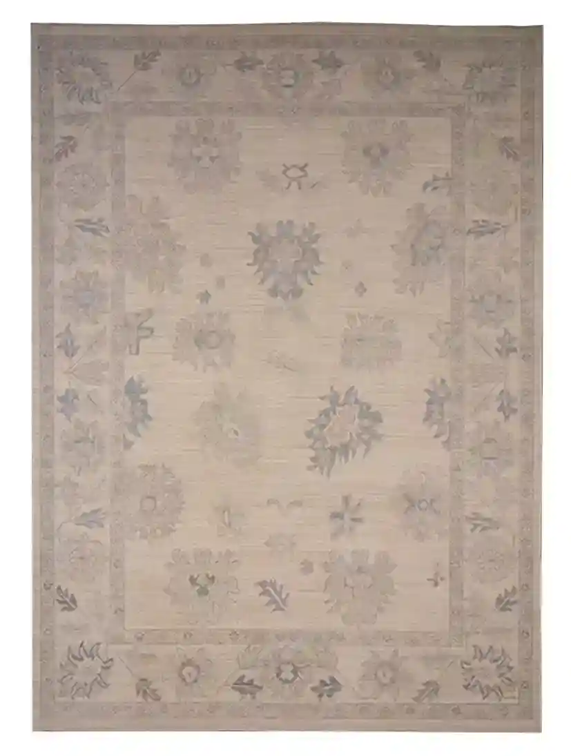 9 X 12 Indo-Oushak Wool Rug