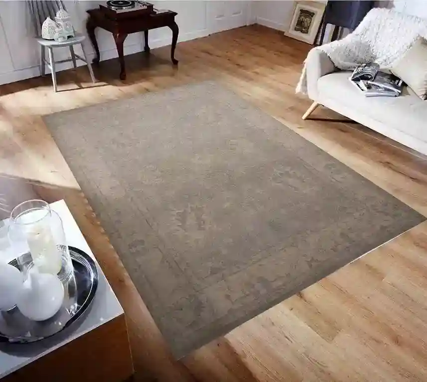 9 X 12 Washed Oushak Wool Rug - Image 2