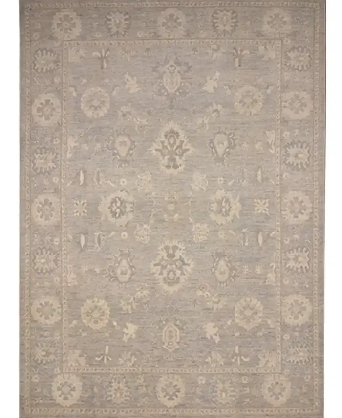 9 X 12 Indo Oushak Wool Rug