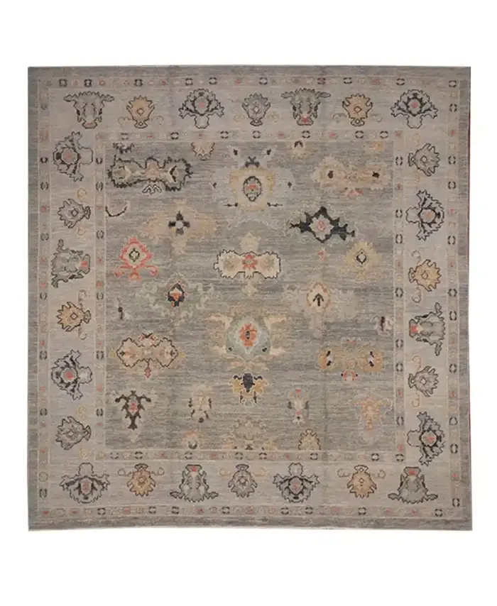 9 X 9 New Turkish Oushak Rug